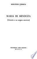 María de Mendoza
