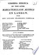 Maria Teresa De Austria En Landaw