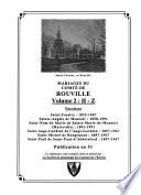 Mariages du comté de Rouville: H-Z