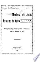 Mariana de Jesús, Azucena de Quito