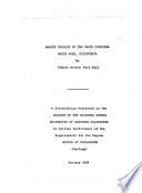 Marine Geology of the Santa Catalina Basin Area, California
