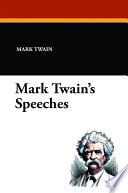 Mark Twain's Speeches