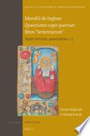 Marsilii de Inghen Quaestiones super quattuor libros Sententiarum