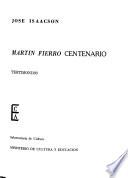 Martin Fierro centenario