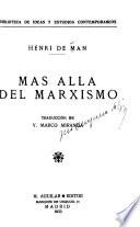 Más allá del marxismo
