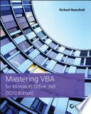Mastering VBA for Microsoft Office 365