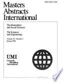 Masters Abstracts International