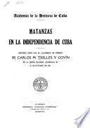 Matanzas en la independencia de Cuba