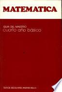 matematica-Guia del Maestro Cuarto ano basico
