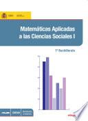 Matemáticas aplicadas a las ciencias sociales I. 1o bachillerato