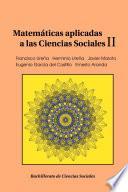 Matemáticas aplicadas a las Ciencias Sociales II