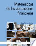 Matemáticas de las operaciones financieras