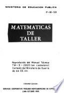 Matemáticas de taller