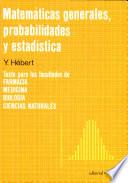 Matemáticas, probabilidades y estadística