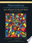 Matemáticas: un enfoque de resolución de problemas para maestros de educación básica