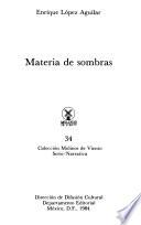 Materia de sombras
