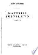 Material subversivo