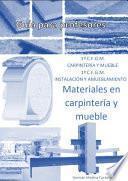 Materiales en carpintería y mueble (Guía para profesores)