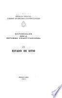 Materiales para la reforma constitucional