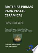 Materias primas para pastas cerámicas
