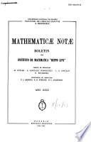 Mathematicae notae