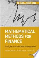 Mathematical Methods for Finance
