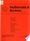Mathematical Reviews