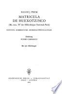 Matricula de Huexotzinco