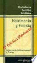 Matrimonio y familia