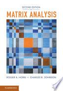 Matrix Analysis