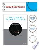Matter and Interactions, Binder Ready Version