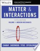 Matter and Interactions, Volume 1