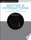 Matter and Interactions, WileyPLUS Card with Loose-Leaf Set