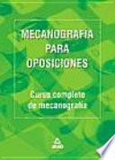 Mecanografía para oposiciones. Curso completo de mecanografía.