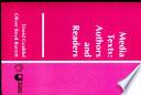 Media Texts, Authors and Readers