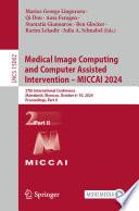 Medical Image Computing and Computer Assisted Intervention – MICCAI 2024