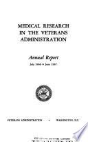 Medical Research in the Veterans' Administration