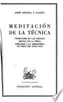 Meditación de la técnica