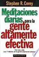 Meditaciones diarias para la gente altamente efectiva