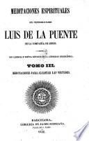Meditaciones espirituales. (Vida del ... Padre L. de la Puente.).