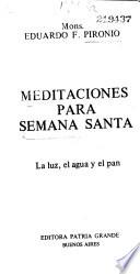 Meditaciones para Semana Santa