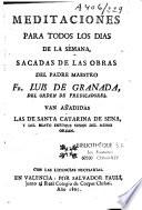 Meditaciones para todos los dias de la semana