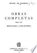 Meditaciones y otros escritos. [1.ed