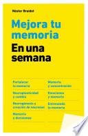 Mejora tu memoria en una semana