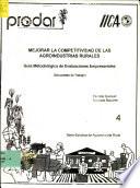 Mejorar la Competitividad de las Agroindustrias Rurales