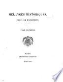 Mélanges historiques