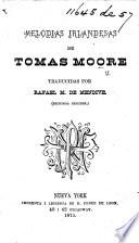 Melodieas irlandesas ... Traducidas por R. M. de Mendive. Segunda edición