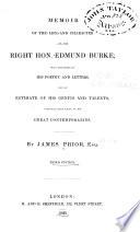 Memoir of the Life and Character of Edmund Burke