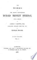 Memoir of the life of the Right Honourable Richard Brinsley Sheridan. The rivals. St. Patrick's Day. The duenna. A trip to Scarborough