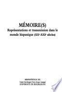 Mémoire(s)